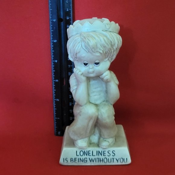 VTG R & W Berries Co Figurine Loneliness is Being Without You 1971 - Picture 8 of 12